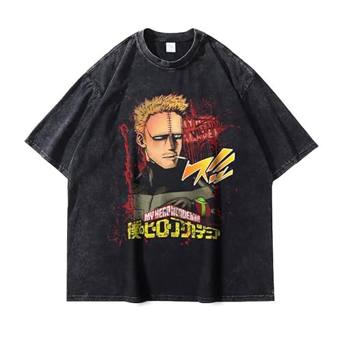 Xinnice MHA Anime Druck T-shirt Toga Himiko/Midoriya Izuku Kurzarm Shirt Manga Lässige Tops Oversize Sport T-shirt für Jungen und Mädchen Xinnice MHA Anime Druck T-shirt Toga Himiko/Midoriya Izuku Kurzarm Shirt Manga Lässige Tops Oversize Sport T-shirt für Jungen und Mädchen von Xinnice