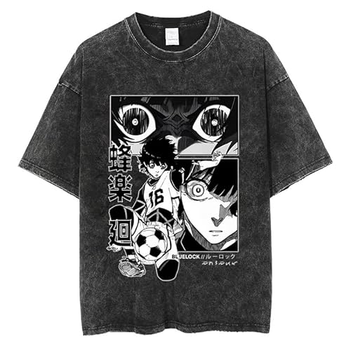 Xinnice Nagi Tshirt Anime Shirt Rin Itoshi Kurzarm Nagi Manga Cartoon Sommer Casual Unisex Sport Tshit Herren Damen S-3XL Xinnice Nagi Tshirt Anime Shirt Rin Itoshi Kurzarm Nagi Manga Cartoon Sommer Casual Unisex Sport Tshit Herren Damen S-3XL von Xinnice
