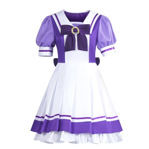 Xinnice Oguri Cap Cosplay Uniform Anime Kostüm Oguri Cap Anzug Perücke Kleid Komplettes Set Halloween Kostüm von Xinnice