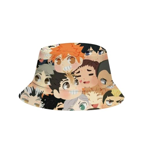 Xinnice Shoyo Hinata/Tobio Kageyama Fischerhut Anime Strandhut Cartoon Sonnenhut Strandhut Neutral Abwaschbar Anglerhut Damen Herren Xinnice Shoyo Hinata/Tobio Kageyama Fischerhut Anime Strandhut Cartoon Sonnenhut Strandhut Neutral Abwaschbar Anglerhut Damen Herren von Xinnice