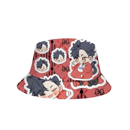 Xinnice Shoyo Hinata/Tobio Kageyama Fischerhut Anime Strandhut Cartoon Sonnenhut Strandhut Neutral Abwaschbar Anglerhut Damen Herren von Xinnice