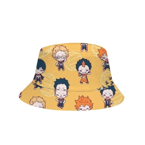Xinnice Shoyo Hinata/Tobio Kageyama Fischerhut Anime Strandhut Cartoon Sonnenhut Strandhut Neutral Abwaschbar Anglerhut Damen Herren Xinnice Shoyo Hinata/Tobio Kageyama Fischerhut Anime Strandhut Cartoon Sonnenhut Strandhut Neutral Abwaschbar Anglerhut Damen Herren von Xinnice