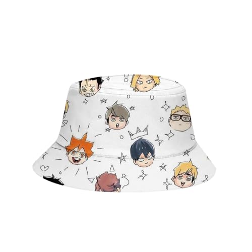 Xinnice Shoyo Hinata/Tobio Kageyama Fischerhut Anime Strandhut Cartoon Sonnenhut Strandhut Neutral Abwaschbar Anglerhut Damen Herren Xinnice Shoyo Hinata/Tobio Kageyama Fischerhut Anime Strandhut Cartoon Sonnenhut Strandhut Neutral Abwaschbar Anglerhut Damen Herren von Xinnice