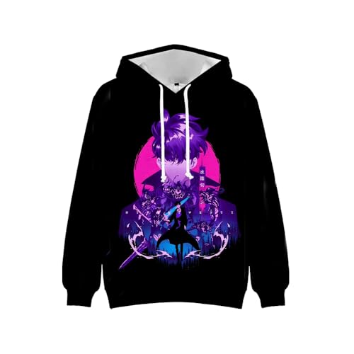 Xinnice Sung Jin Woo Kapuzenpullover Anime Sweatshirt Sung Jin Woo Merch Sleeve Sweatshirt Unisex Freizeit Langarmpullover Xinnice Sung Jin Woo Kapuzenpullover Anime Sweatshirt Sung Jin Woo Merch Sleeve Sweatshirt Unisex Freizeit Langarmpullover von Xinnice