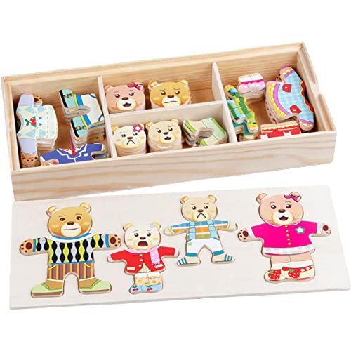 Lernen Spielzeug Puzzle Wechseln Sie Kleidung Matching Puzzle Box Lernbett Für Kinder 2/3/4 Jahre Early Learning Toy Lernen Spielzeug Puzzle Wechseln Sie Kleidung Matching Puzzle Box Lernbett Für Kinder 2/3/4 Jahre Early Learning Toy von Xinsheinelry