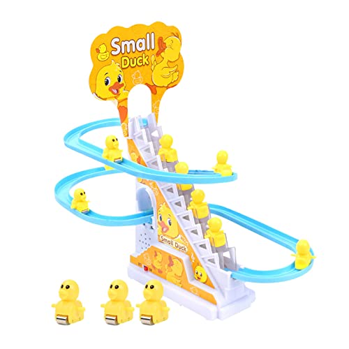 Lustige Babyspielzeug Electric Duck Track Slide Jungen Mädchen Ducks Steigen Treppen Spielzeug Baby LED Lights Musikrollen Untersetzer Lustige Babyspielzeug Electric Duck Track Slide Jungen Mädchen Ducks Steigen Treppen Spielzeug Baby LED Lights Musikrollen Untersetzer von Xinsheinelry