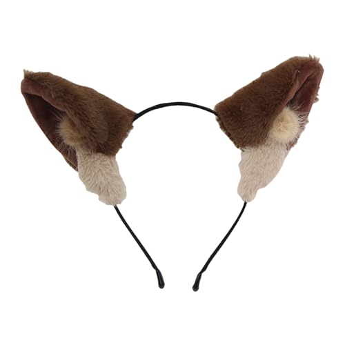 Xinsheinelry Adorkable Stirnband Cartoon Welpe Hair Hoop Auffällige Kopfbedeckung Für Halloween Cosplay Rollenspiel von Xinsheinelry