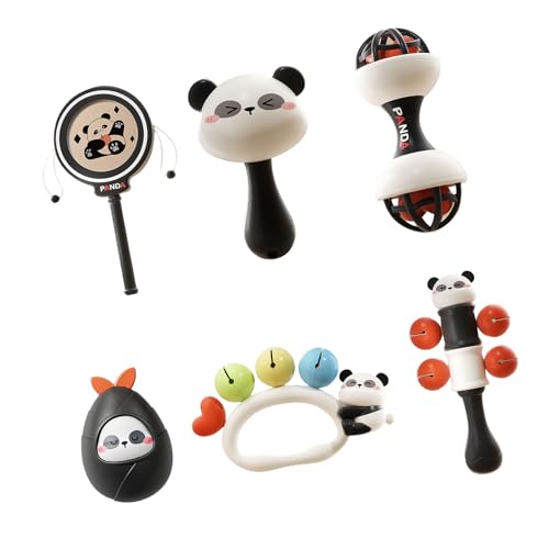 Xinsheinelry Baby Rassle Toy Plastik Panda Thema Förderung des Kopfhebens Und Greifenkenntnisse Xinsheinelry Baby Rassle Toy Plastik Panda Thema Förderung des Kopfhebens Und Greifenkenntnisse von Xinsheinelry