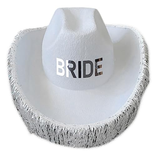 Xinsheinelry Brauthut für Mädchen, glitzernd mit Pailletten, Quasten, Junggesellinnenabschied, Hut, Kostüm Xinsheinelry Brauthut für Mädchen, glitzernd mit Pailletten, Quasten, Junggesellinnenabschied, Hut, Kostüm von Xinsheinelry