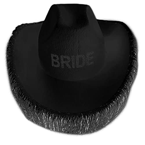 Xinsheinelry Brauthut für Mädchen, glitzernd mit Pailletten, Quasten, Junggesellinnenabschied, Hut, Kostüm Xinsheinelry Brauthut für Mädchen, glitzernd mit Pailletten, Quasten, Junggesellinnenabschied, Hut, Kostüm von Xinsheinelry