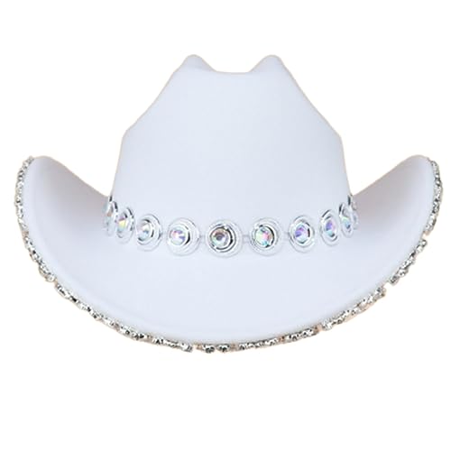 Xinsheinelry Diamantbesetzter Hut Disco Hut für Mädchen Jungen für Karneval Musik Xinsheinelry Diamantbesetzter Hut Disco Hut für Mädchen Jungen für Karneval Musik von Xinsheinelry