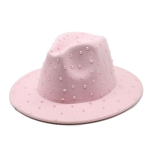 Xinsheinelry Diamantbesetzter Hut Disco Hut für Mädchen Jungen für Karneval Musik von Xinsheinelry