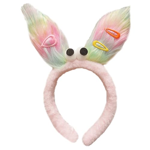 Xinsheinelry Frauen Machen Haarhoop Cartoon Plüsch Haarband Pelzige Hässliche Headhoop Kostüm Kopfschmuck Mädchen Gesicht Waschen Stirnband von Xinsheinelry