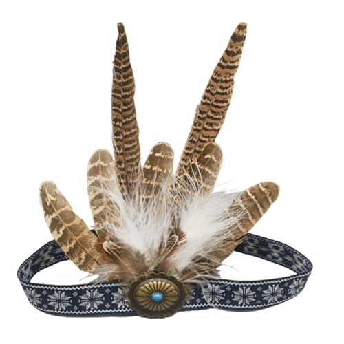 Xinsheinelry Gefiederter Kopfschmuck Indisches Haarband Für Kulturelle Event Musikfestivals Und Tanzdarbietungen Vintage Kopfbedeckung Xinsheinelry Gefiederter Kopfschmuck Indisches Haarband Für Kulturelle Event Musikfestivals Und Tanzdarbietungen Vintage Kopfbedeckung von Xinsheinelry