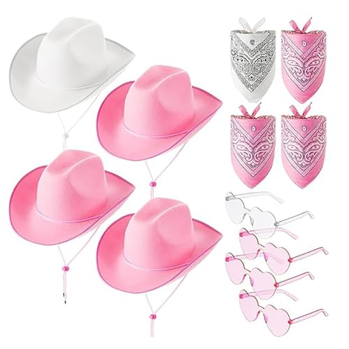 Xinsheinelry Gemustertes Bandana- und Wettermützen- und Herzform-Set, Diskotheken, Party, Cowgirl-Kostüm, 12-teilig Xinsheinelry Gemustertes Bandana- und Wettermützen- und Herzform-Set, Diskotheken, Party, Cowgirl-Kostüm, 12-teilig von Xinsheinelry