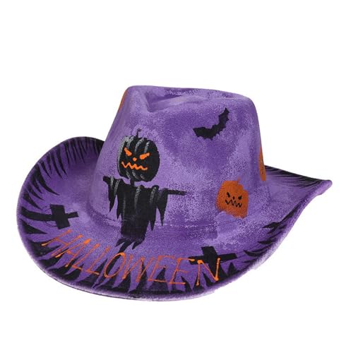 Xinsheinelry Halloween-Totenkopf-Hut und stilvolle Kopfbedeckung für Maskerade, modisch und auffällig von Xinsheinelry