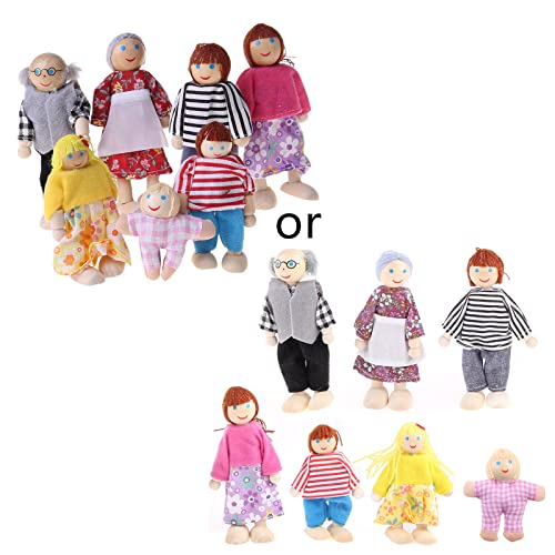 Xinsheinelry Holzmöbel Miniatur Set Für Puppenspielzeug Haus Familienpersonen Zahlen Xinsheinelry Holzmöbel Miniatur Set Für Puppenspielzeug Haus Familienpersonen Zahlen von Xinsheinelry