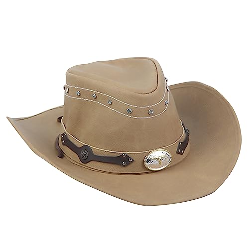 Xinsheinelry Hut mit breitem Gürtel für Western-Mottopartys und Festivals Kostüm Cosplay Requisiten Xinsheinelry Hut mit breitem Gürtel für Western-Mottopartys und Festivals Kostüm Cosplay Requisiten von Xinsheinelry