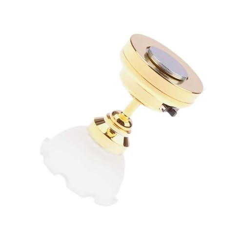 Xinsheinelry Kronleuchter Modell Schlafzimmer Deckenleuchte Miniaturlampe Modellzubehör Rollenspiel Möbel Beleuchtung Spielzeugpuppe Haus Xinsheinelry Kronleuchter Modell Schlafzimmer Deckenleuchte Miniaturlampe Modellzubehör Rollenspiel Möbel Beleuchtung Spielzeugpuppe Haus von Xinsheinelry
