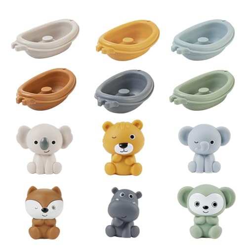 Xinsheinelry Praktisches Säuglingsbadspielzeug Für 6 Bis 12 Monate Weiche Schöne Tierformen Badezimmerzubehör Für Badewanne Und Poolspaß Xinsheinelry Praktisches Säuglingsbadspielzeug Für 6 Bis 12 Monate Weiche Schöne Tierformen Badezimmerzubehör Für Badewanne Und Poolspaß von Xinsheinelry