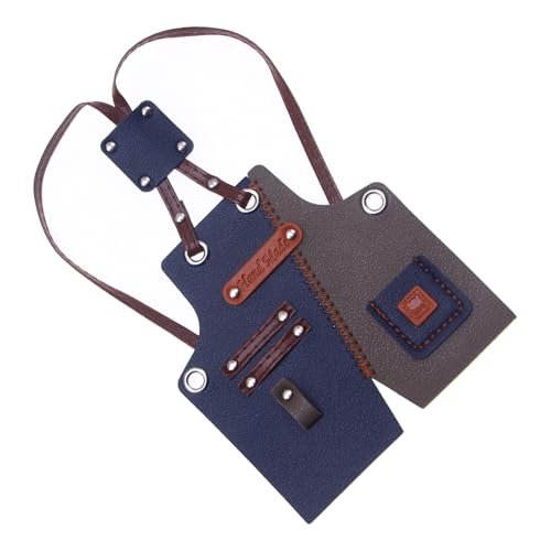 Xinsheinelry Puppenreparaturkostüm Schürze PU Leder Design Mehrfach Angemessene Kreative Puppenhäuser Dekoration von Xinsheinelry