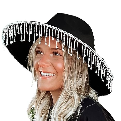 Xinsheinelry Shimmering Tassels Hut Braut Western von Xinsheinelry