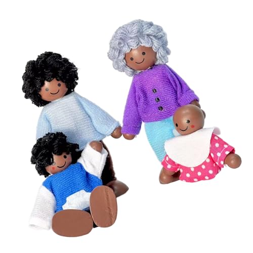 Xinsheinelry Sichere Artikulierte Puppenhäuser Familienfragen Familienpuppen Perfekt Für Spielen Von 3+ von Xinsheinelry