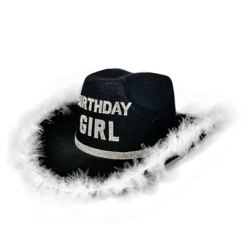 Xinsheinelry Strasssteine ​​Party Geburtstag Mädchen Mode Gefiederte Trim Western Party Für Mädchen Geburtstag Halloween von Xinsheinelry
