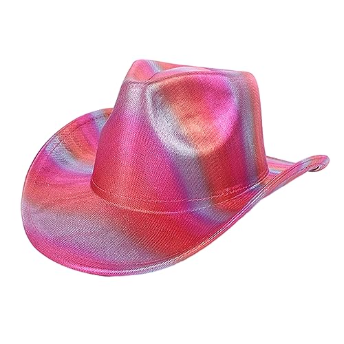 Xinsheinelry Traumhut, Westernhut, für Damen, Mädchen, Foto-Requisiten, Regenbogen, für Nachtclub, Tanzen Xinsheinelry Traumhut, Westernhut, für Damen, Mädchen, Foto-Requisiten, Regenbogen, für Nachtclub, Tanzen von Xinsheinelry