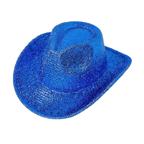 Xinsheinelry Vintage Country Western Disco CowgirlHat Giltter Metalic für Party Foto Requisiten Headwaer Xinsheinelry Vintage Country Western Disco CowgirlHat Giltter Metalic für Party Foto Requisiten Headwaer von Xinsheinelry