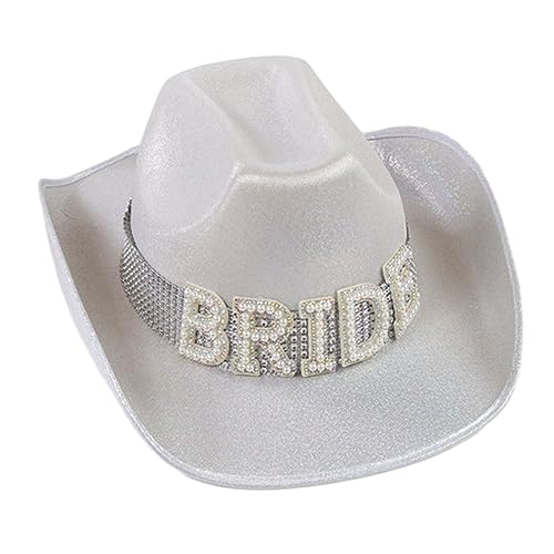 Xinsheinelry Western schimmernder Hut Kostüm Cosplay Ornament Haushaltsbedarf für Uni weiblich männlich Hut Xinsheinelry Western schimmernder Hut Kostüm Cosplay Ornament Haushaltsbedarf für Uni weiblich männlich Hut von Xinsheinelry