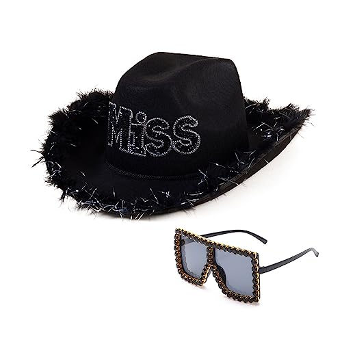 Xinsheinelry Westernhut für Frauen und Mädchen, Foto-Requisiten, schimmernde Cowgirl-Hüte Xinsheinelry Westernhut für Frauen und Mädchen, Foto-Requisiten, schimmernde Cowgirl-Hüte von Xinsheinelry
