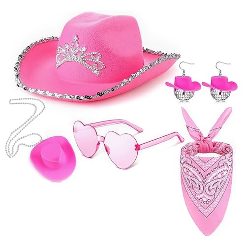 Xinsheinelry mit Bandana und Western-Kostüm-Accessoires für Damen und Mädchen Xinsheinelry mit Bandana und Western-Kostüm-Accessoires für Damen und Mädchen von Xinsheinelry