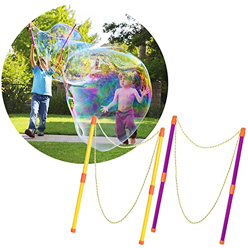 2 Paar Seifenblasen-Stab,Riesenseifenblasen für Kinder Erwachsene,Riesenseifenblasen,Seifenblasen Blase Zauberstab,Giant Bubble Maker Spielzeug,Bubble Wand,Teleskopische Entwurfs Einfache Tragen 2 Paar Seifenblasen-Stab,Riesenseifenblasen für Kinder Erwachsene,Riesenseifenblasen,Seifenblasen Blase Zauberstab,Giant Bubble Maker Spielzeug,Bubble Wand,Teleskopische Entwurfs Einfache Tragen von Xionghonglong