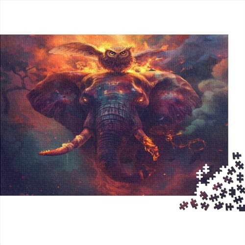Elefant Puzzle 1000 Teile Puzzles Für Erwachsene Klassische Puzzles 1000 Teile Erwachsene Puzzlespiel Erwachsene 1000 Teile Erwachsenen Puzzlespiel Puzzel 1000pcs (75x50cm) von Xiputvl