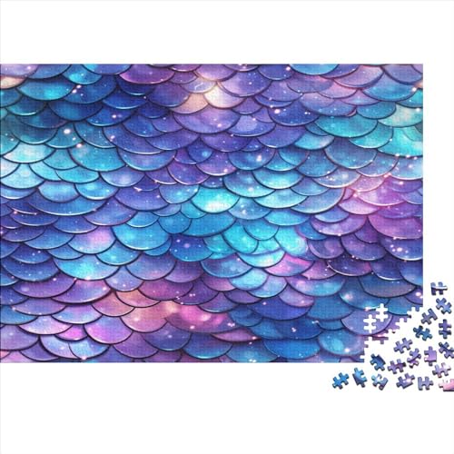 Fische Scale Puzzle 1000 Teile,Puzzle Für Erwachsene, Impossible Puzzle, GesKükenlichkeitsspiel Für Die Ganze Familie,Puzzle Legespiel- Erwachsenenpuzzle Puzzel 1000pcs (75x50cm) von Xiputvl