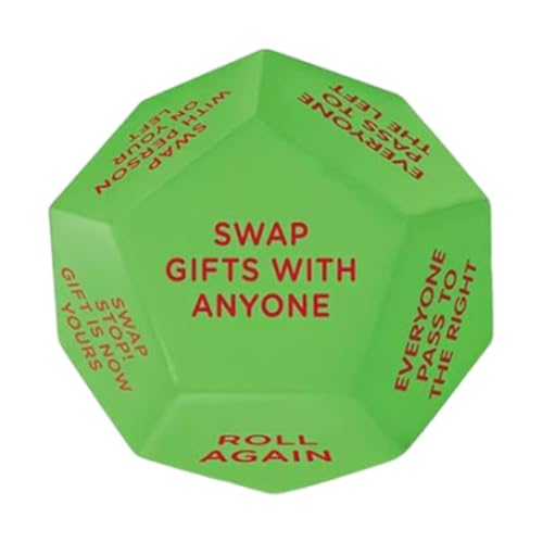 Weihnachtsmann-Würfelspiel mit 12 verschiedenen Seiten, für Weihnachten, Gruppenpartys Weihnachtsmann-Würfelspiel mit 12 verschiedenen Seiten, für Weihnachten, Gruppenpartys von Xistuoz