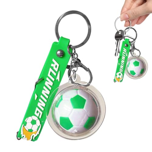 Xistuoz Fußball-Schlüsselanhänger, -Anhänger, hängende Dekoration für Geldbörse, Rucksack, Taschenanhänger für Sportliebhaber, Partygeschenke, grün, Refer to description Xistuoz Fußball-Schlüsselanhänger, -Anhänger, hängende Dekoration für Geldbörse, Rucksack, Taschenanhänger für Sportliebhaber, Partygeschenke, grün, Refer to description von Xistuoz