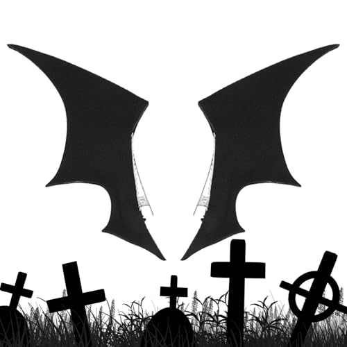 Xistuoz Halloween Fledermausohren Haarnadel, Halloween Ohr Haarspangen, geheimnisvolle Atmosphäre, Kostüm, Cosplay, Zubehör für Schulaufführungen, Bühnenshows, Halloween-Partys und den Xistuoz Halloween Fledermausohren Haarnadel, Halloween Ohr Haarspangen, geheimnisvolle Atmosphäre, Kostüm, Cosplay, Zubehör für Schulaufführungen, Bühnenshows, Halloween-Partys und den von Xistuoz