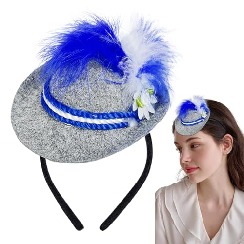 Xistuoz Oktoberfest Deutsches Kostüm, Neuheit Filz Kopfbedeckung mit Feder, Bier Festival Kostüm, Dress Up Supplies für Kinder und Erwachsene Xistuoz Oktoberfest Deutsches Kostüm, Neuheit Filz Kopfbedeckung mit Feder, Bier Festival Kostüm, Dress Up Supplies für Kinder und Erwachsene von Xistuoz