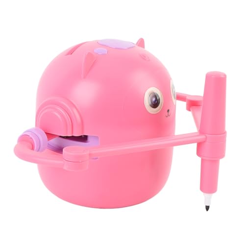 Voice Interaction Bildungsschloss Roboter mit 100 Karten, Zeichenmaschine mit Mehreren Zeichenmodi, Montessori Malerei Lernspielzeug für 3 -jährige Mädchen Geburtstagsfeier (PINK) von Xiuganpo