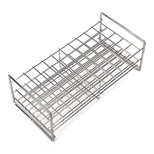 Xiuganpo 18,5 Mm 50 Löcher Metall -Testrohrunterstützung, Testrohrraster, Medizinischer Test aus Rostfreiem Stahl von Xiuganpo