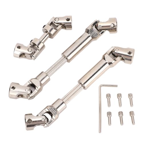 Xiuganpo 3 PCs Universal Drive Welle RC Crawler -Antriebswelle für WPL für MN D90, Premium -Stahlkonstruktionsgelenk All Metal RC Car Antriebswelle, Verbesserte Stabilität, RC von Xiuganpo