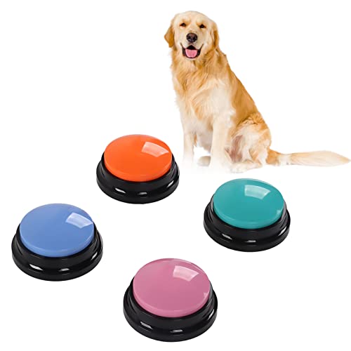 Xiuganpo 4 Packs Voice Recording -Taste für Cats Dogs Training, 30 Sekundenplatte und Wiedergabe, ABS -Hunde -Tasten für Kommunikations -Haustraining -Summer, Passen Sie Ihre Stimme an Xiuganpo 4 Packs Voice Recording -Taste für Cats Dogs Training, 30 Sekundenplatte und Wiedergabe, ABS -Hunde -Tasten für Kommunikations -Haustraining -Summer, Passen Sie Ihre Stimme an von Xiuganpo