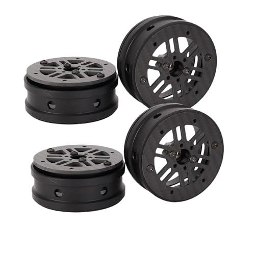 Xiuganpo 4-teilige RC-Radnaben für Kletterautos Im Maßstab 1/10, 6-Speichen-Fächerförmige Hohlfelge, Leichte 2,2-Zoll-Ersatznabe aus Kohlefaser Xiuganpo 4-teilige RC-Radnaben für Kletterautos Im Maßstab 1/10, 6-Speichen-Fächerförmige Hohlfelge, Leichte 2,2-Zoll-Ersatznabe aus Kohlefaser von Xiuganpo