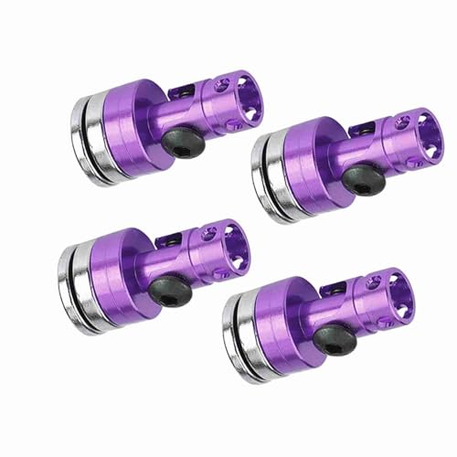 Xiuganpo Body Mount, 4PCS RC Magnetic Body Post, für SCX10 4WD 1:10 Elektro -RC -Auto Auto (Purple) von Xiuganpo