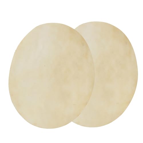 Xiuganpo Drum Head Ersatz Feiner Finish Buffalo Drum Head Dicke und Starke Afrikanische Trommel für Bongo -Trommel (9,0 Zoll) von Xiuganpo