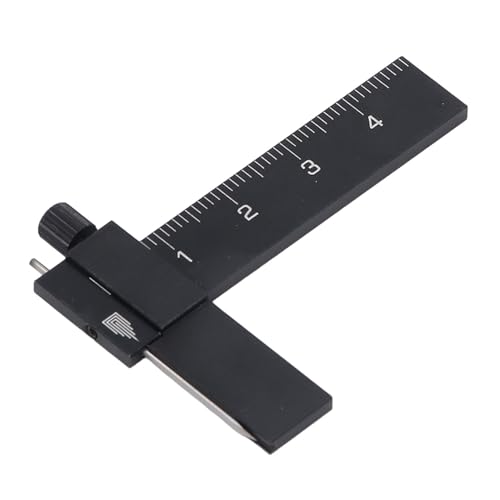 Xiuganpo Equidistante Schriftregel, Aluminiumlegierkörper, Einstellbarer Stahlnadelvereinbarungsstahl für die Markierung des Modells (Black) von Xiuganpo
