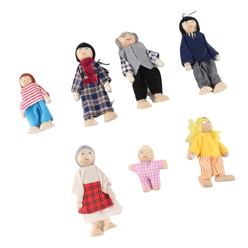 Xiuganpo Familienpunkte, Familienpuppen Gesetzt, Houthuis für für (Neue Puppet 7-PIEFE) von Xiuganpo
