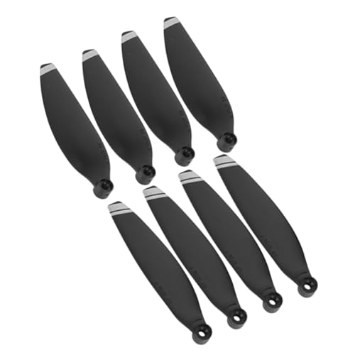 Xiuganpo -Lampe, 8 -pc Drohnenschaufel mit Schraube für Mini (schwarzer silberner Rand) von Xiuganpo